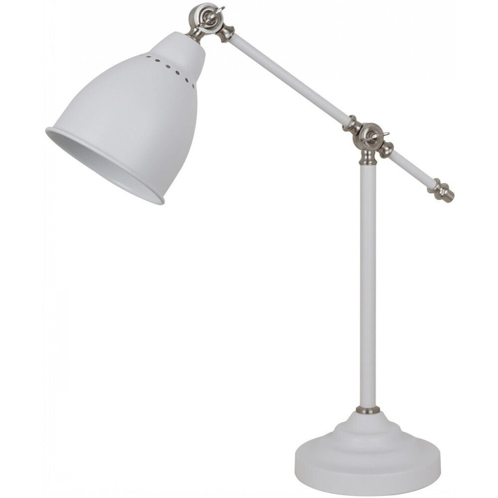 Лампа настольная Е27 60 Вт Arte Lamp Braccio (A2054LT-1WH) настольная лампа artelamp braccio a2054lt 1wh белая