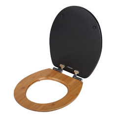 Сиденье для унитаза Wirquin Black Touch МДФ с микролифтом (20722853)