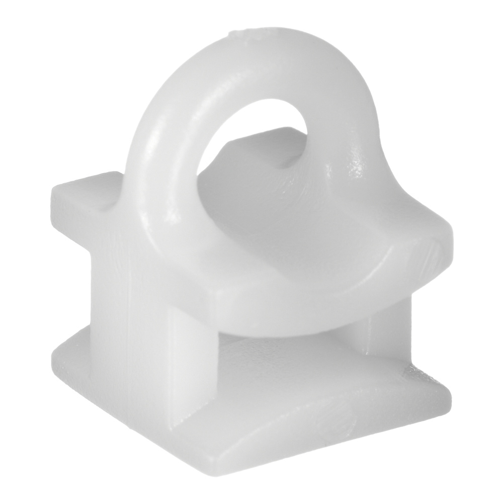 крючок гвоздик для потолочного карниза Бегунок для алюминиевого карниза пластмассовый белый (20 шт.)