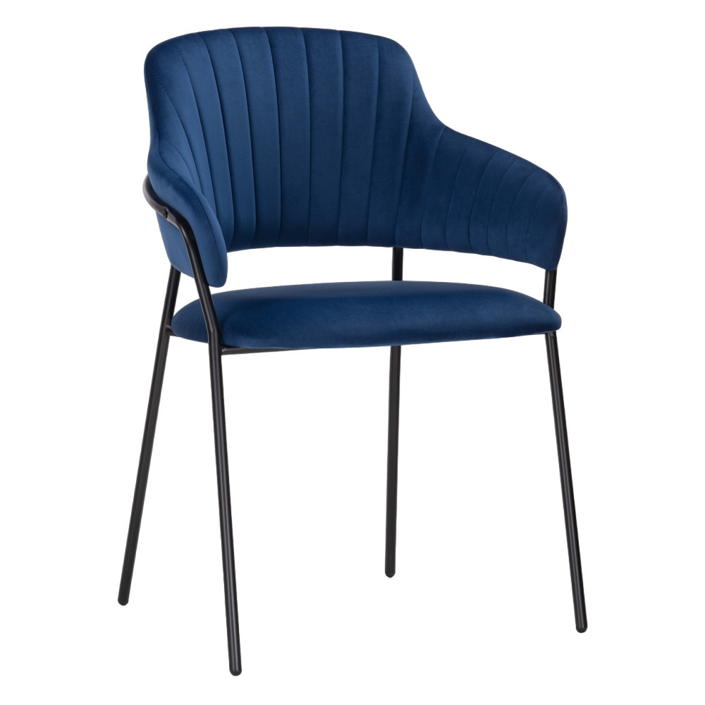 Стул-кресло Инклес синий (483857) стул инклес черный глянец
