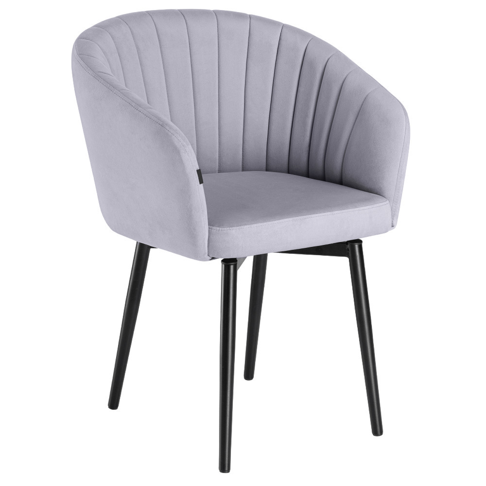 Стул-кресло крутящийся Моншау светло-серый (462393) кресла и стулья woodville стул на металлокаркасе моншау