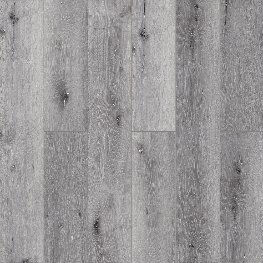 фото Плитка кварцвиниловая cronafloor wood дуб серый замковая 2,16 кв.м 4 мм с фаской
