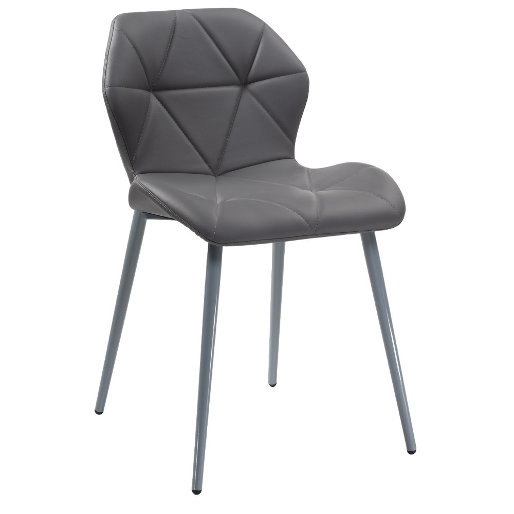 Стул Вальд серый (464192) скандинавский современный минималистичный пластиковый стул домашнее кресло стол со спинкой стул для обеденного стола стул для туалетно