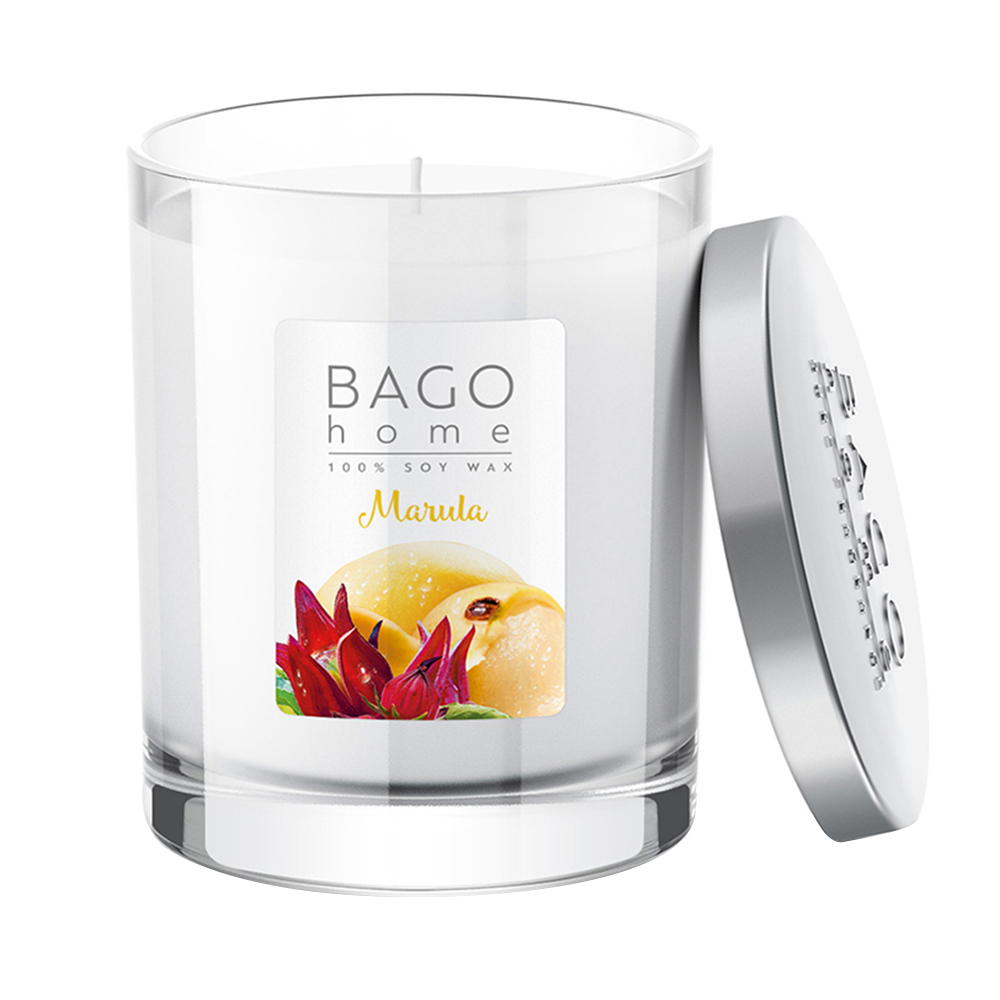Свеча ароматическая Bago home Марула 132 г свеча декоративная пасхальное яйцо из соевого воска с ароматом лемонграсс