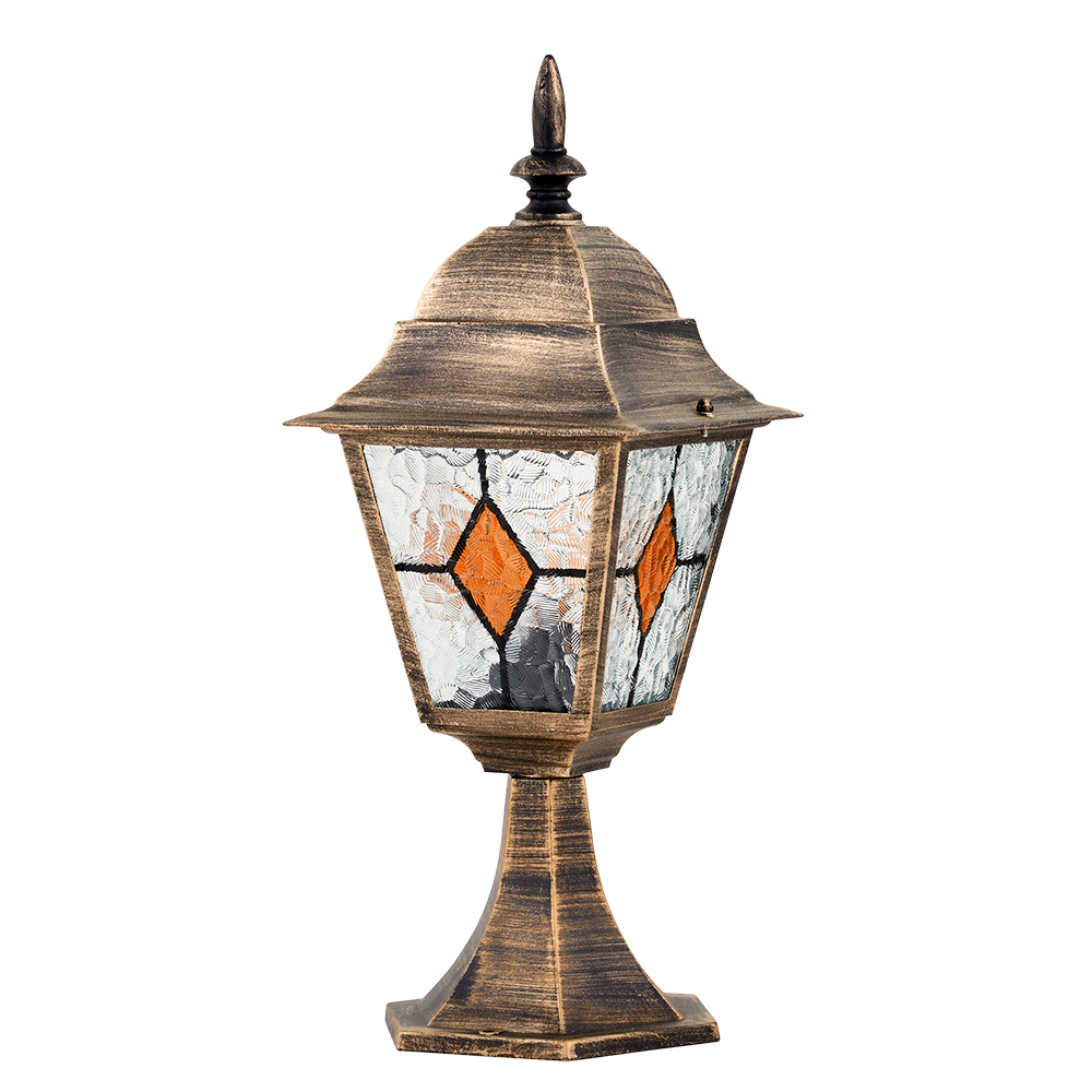 Светильник садово-парковый настенный Arte Lamp Madrid коричневый E27 75 Вт IP44 (A1541FN-1BN)