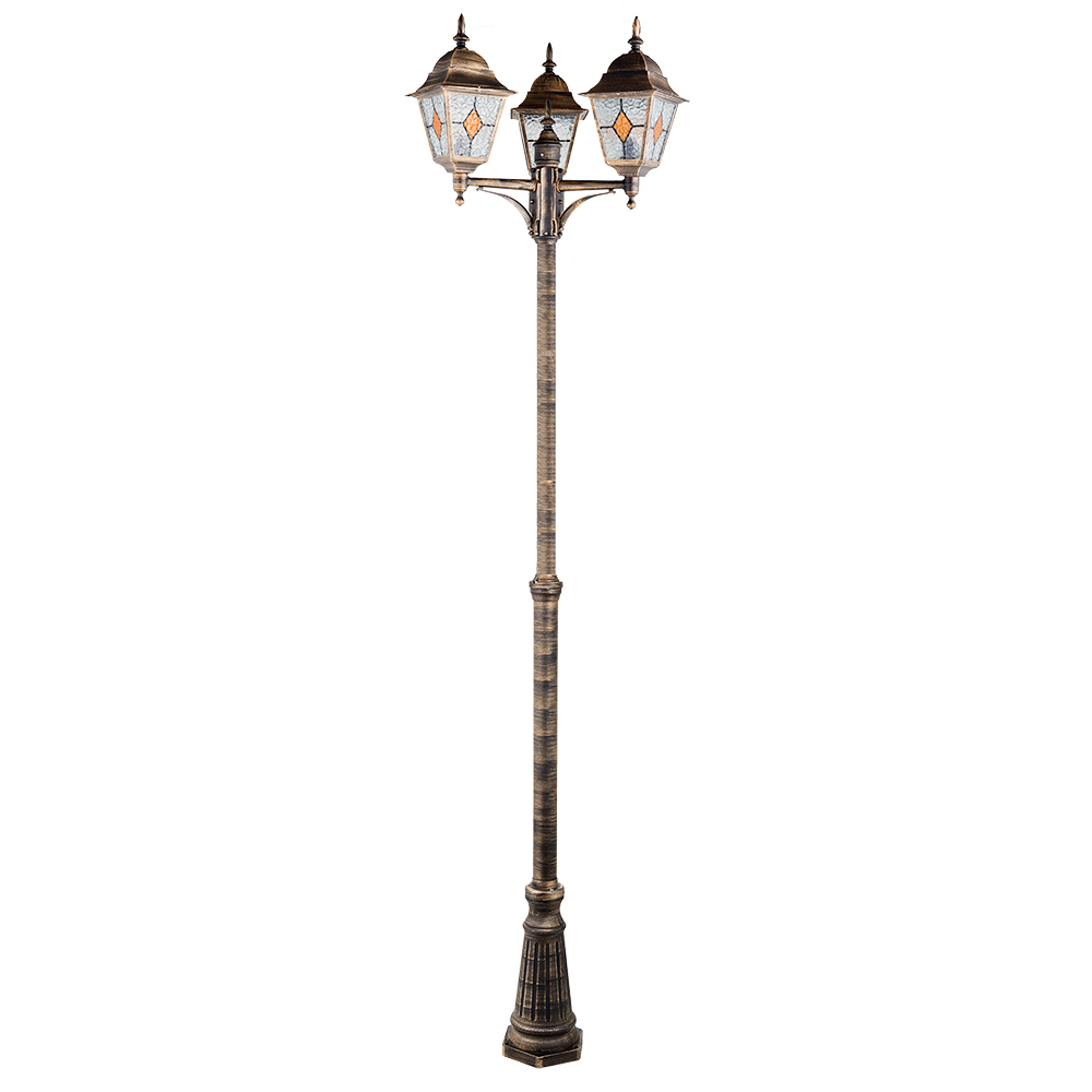 фото Светильник садово-парковый arte lamp madrid коричневый 2350 мм e27 75 вт ip44 (a1542pa-3bn)