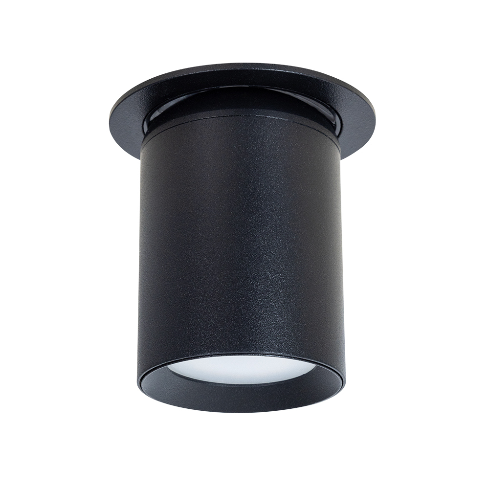 фото Светильник встраиваемый gu10 35 вт d60х100 мм ip20 arte lamp situla (a3731pl-1bk) черный