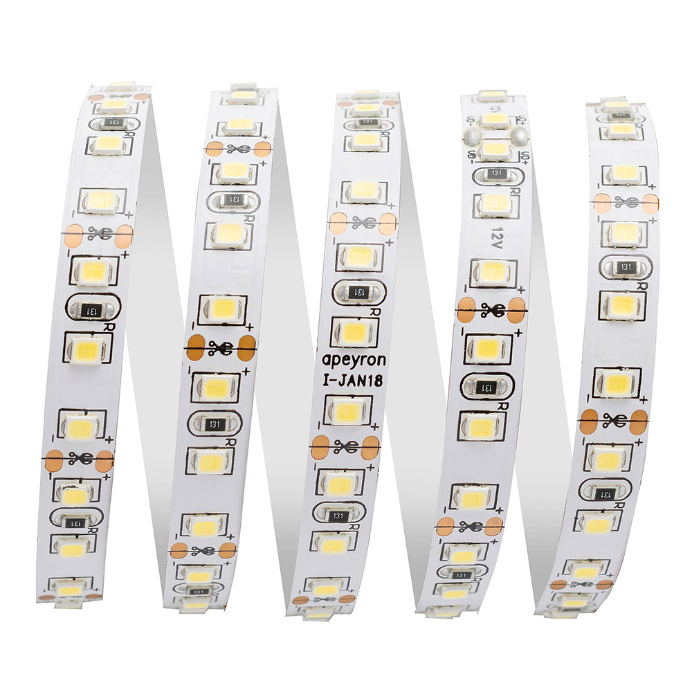 

Лента светодиодная SMD 3528 3000К 12 В 9,6 Вт/м 5 м IP20 Apeyron (32BL)