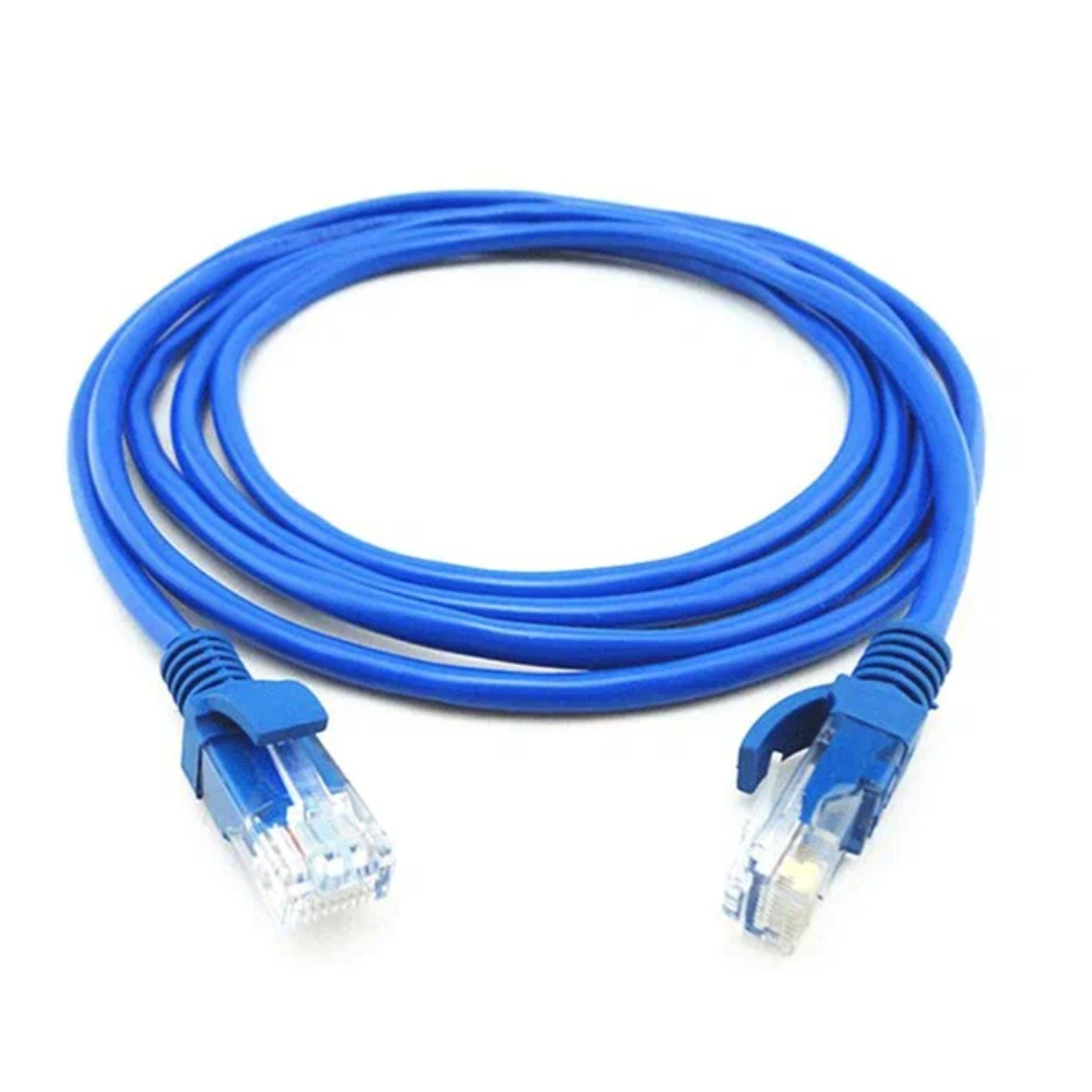 Патч-корд компьютерный UTP CAT6 4х2х0,56 мм PVC Ripo Standart синий (2 м)