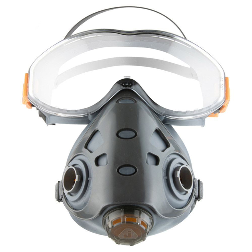 Полумаска Jeta Safety Air Optics (9500-L) FFP3 с интегрированными очками полумаска jeta safety j set 6500 m ffp3 с фильтрами в комплекте