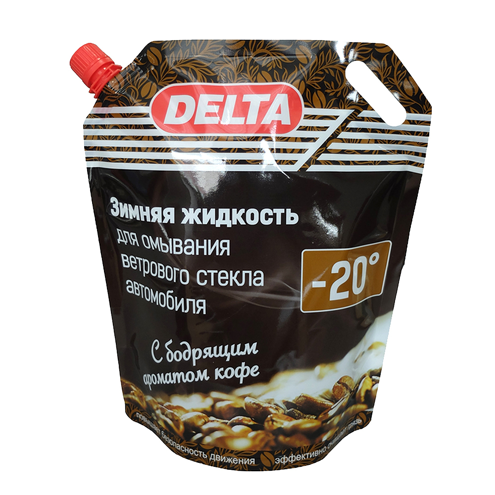 Стеклоомыватель Delta Кофе зимний -20 °С 3 л жидкость стеклоомывающая manna nosnow 4 л 25 с пэт