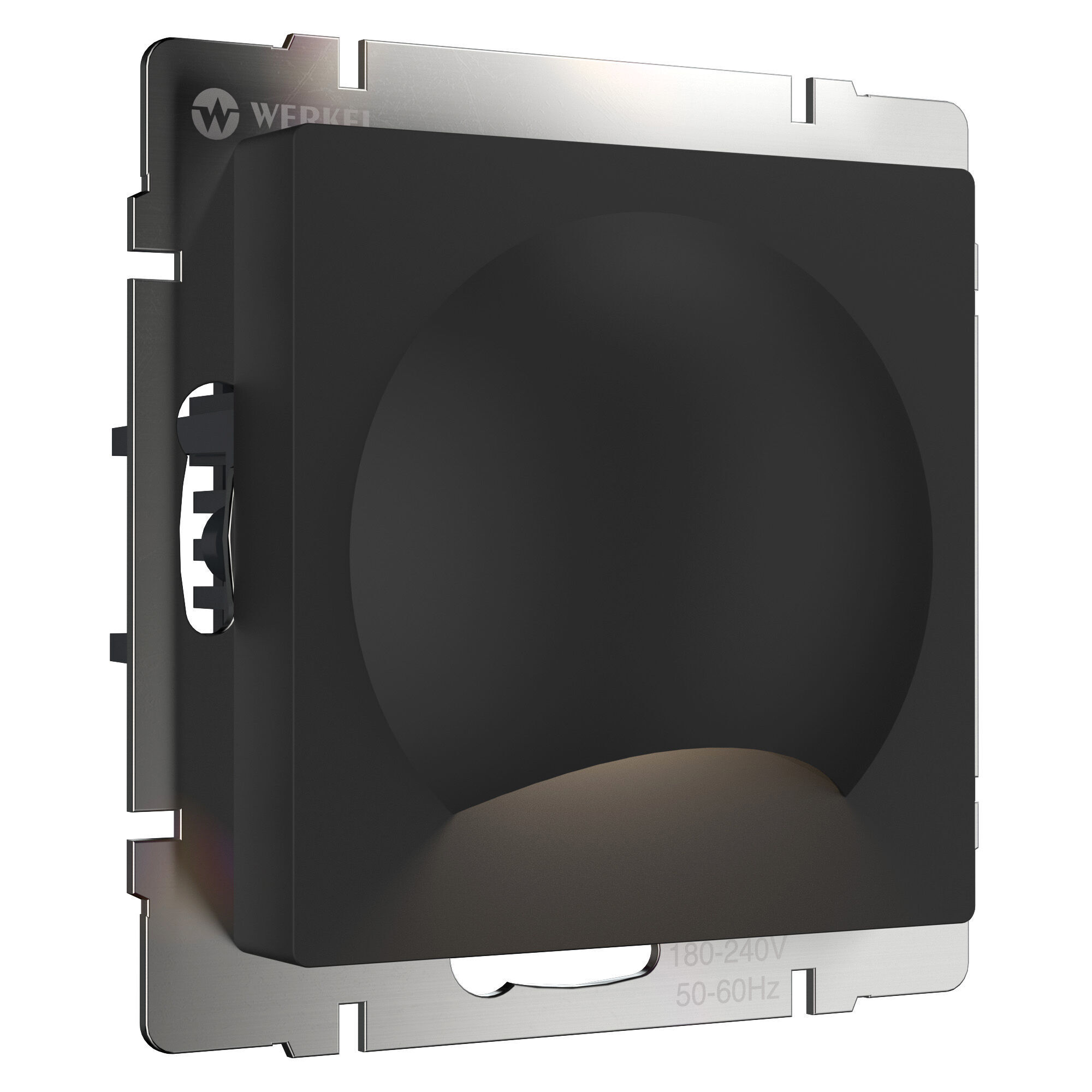 фото Светильник светодиодный встраиваемый 1 вт 50 лм 4000 к 70х70х37 мм ip20 werkel moon (a060196) черный