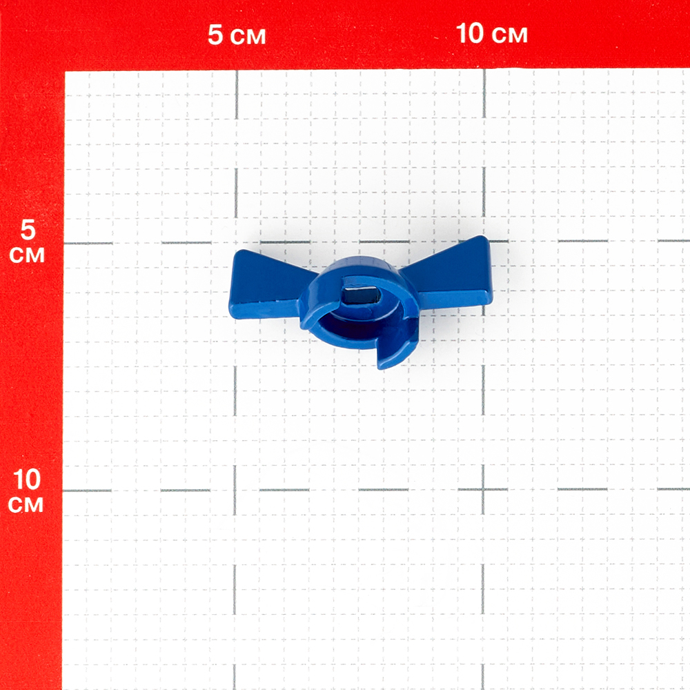 Ручка Valtec 1/2" для крана бабочка синяя (VT.220.B.0) Вид№3