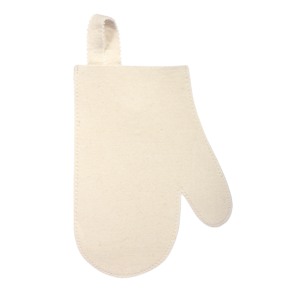 Рукавица для бани и сауны Банные штучки войлок (41001) очищающая рукавица из сизаля 1 рукавица afterspa