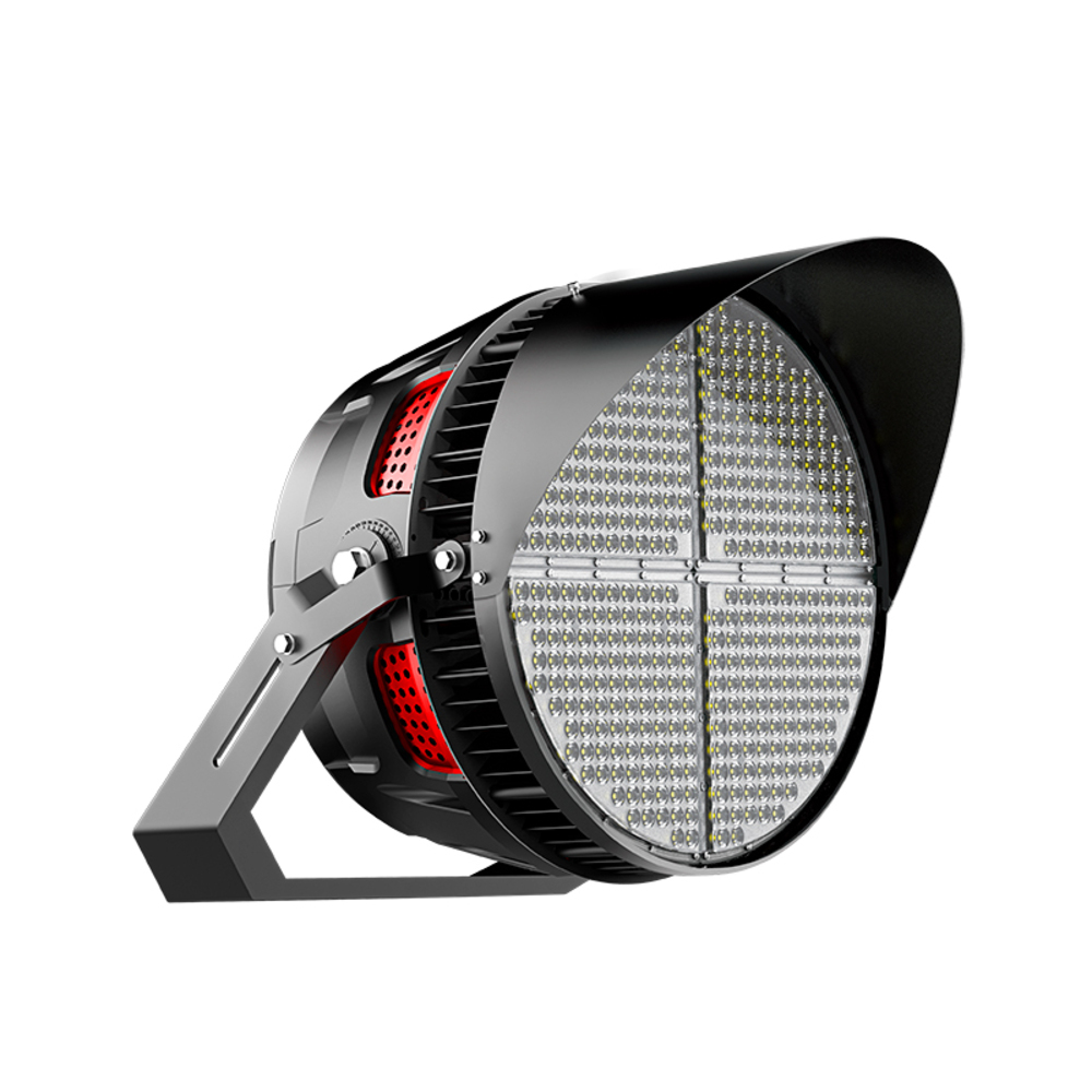 Прожектор светодиодный NEOX ДДО-SPFL 5000К 1000 Вт IP66 черный (4690612040073) прожектор светодиодный neox ддо 8 70 вт 220 в ip65 193х230х27 мм 6500к плоский корпус черный 4690612037080