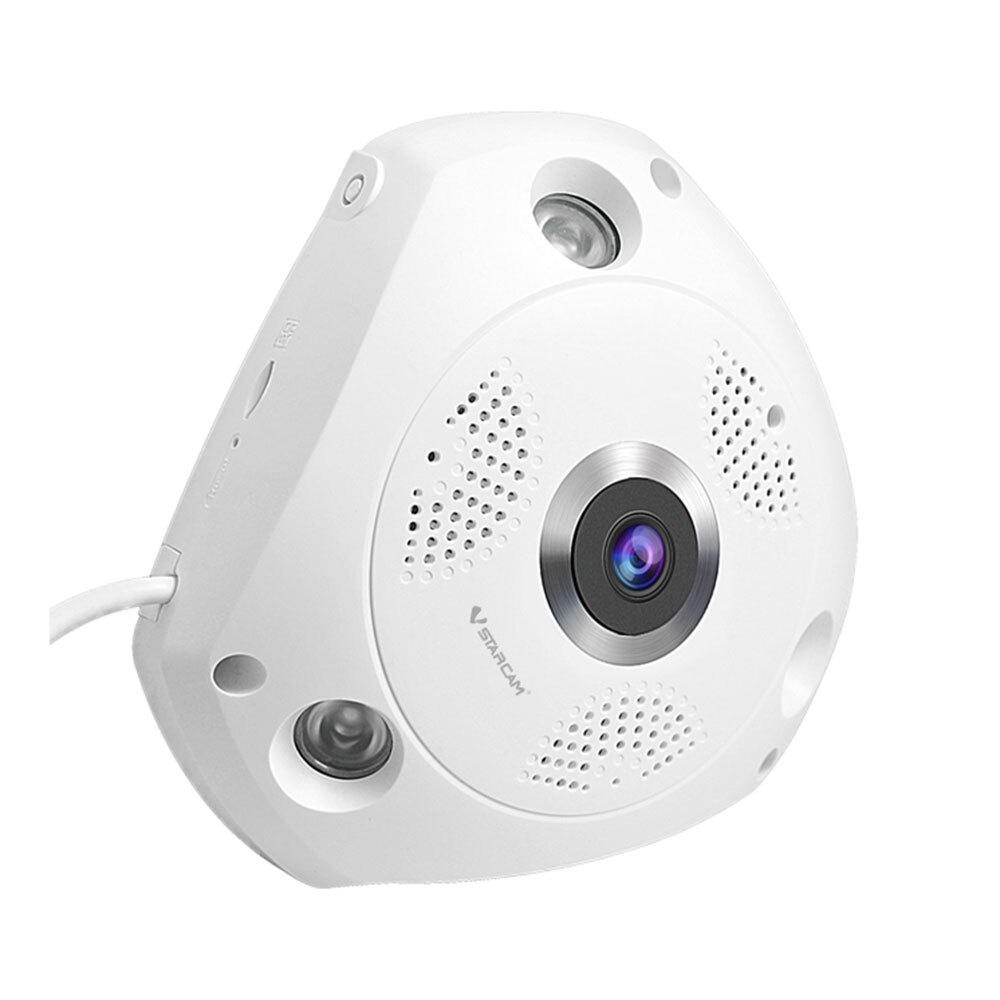 Камера видеонаблюдения внутренняя Vstarcam C8861WIP 2.0 Мп 1080р камера наружного видеонаблюдения рыбий глаз водонепроницаемая инфракрасная камера безопасности с объективом 1 7 мм 5 мп угол обзора 180 г