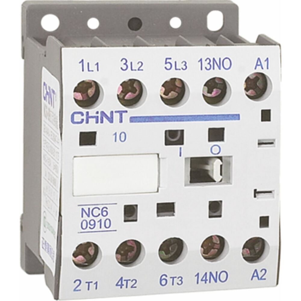 Контактор Chint NC6 (247571) 690 В 9 А тип AC 3Р контактор chint nxc 836523 690 в 225 а тип ac 3р