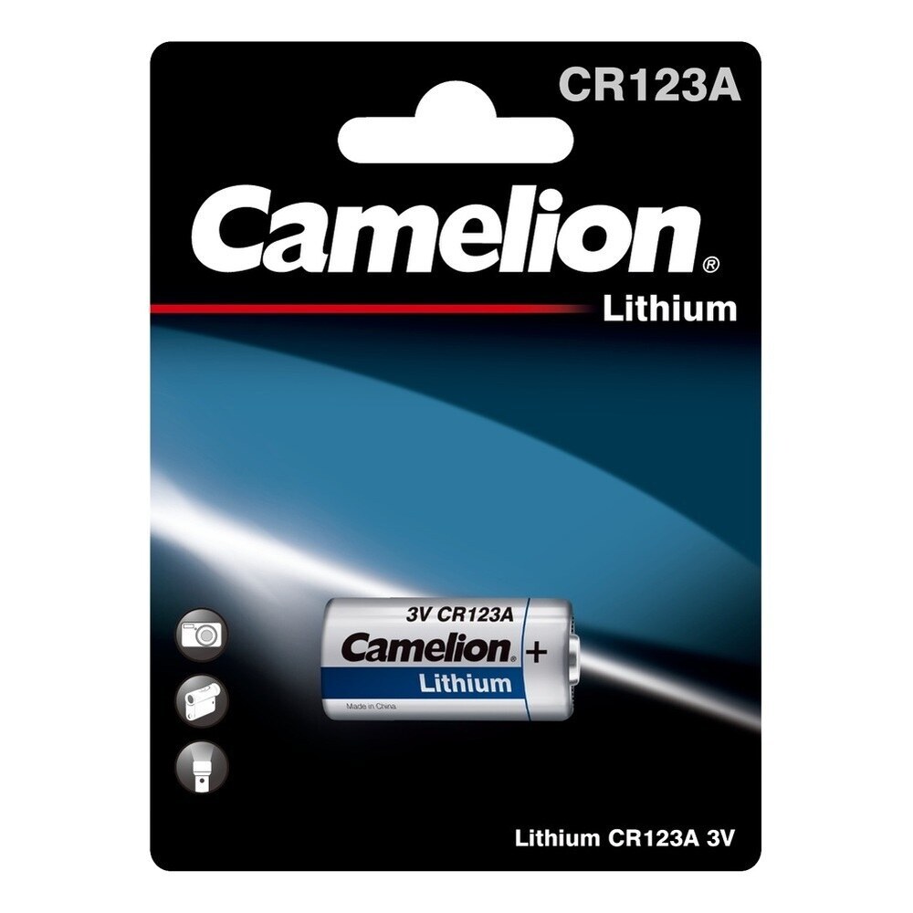 Батарейка Camelion BL-1 (CR123A-BP1) CR123A 1,5 В (1 шт.) camelion cr123a bl 1 cr123a bp1 батарейка фото 3в 1 шт в уп ке
