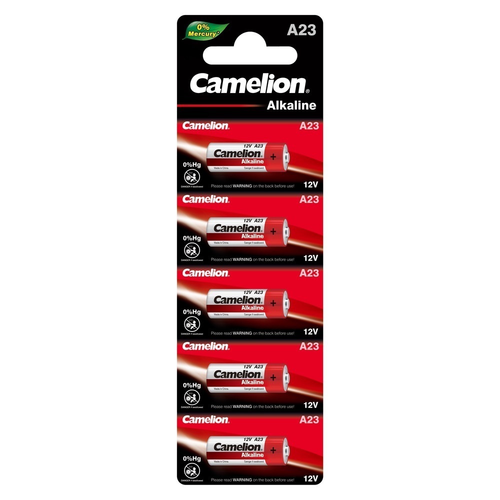 

Батарейка Camelion Mercury Free таблетка A23 1,5 В (5 шт.) (A23-BP5Hg)