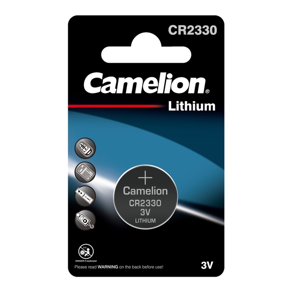 Батарейка Camelion BL-1 (CR2330-BP1) таблетка CR2330 3 В (1 шт.) батарейки дисковые литиевые camelion lithium 5 шт