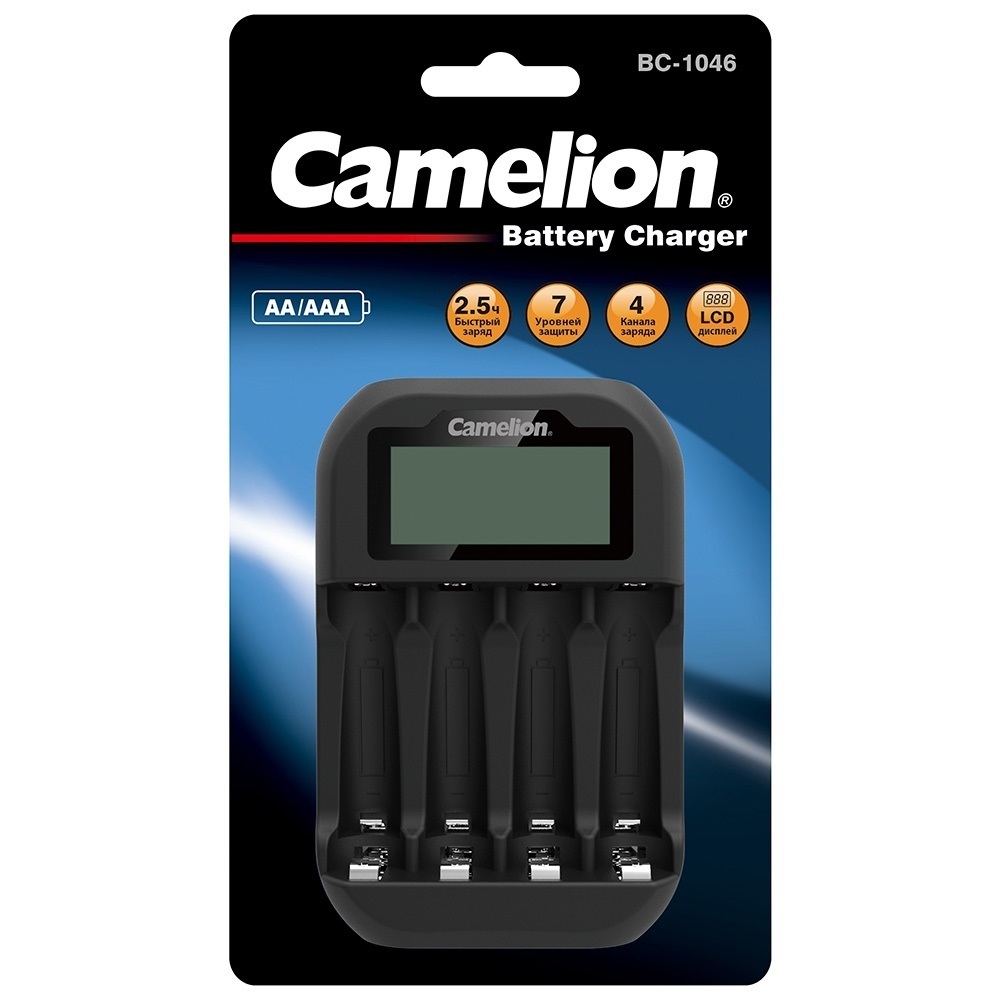 Зарядное устройство Camelion BC-1046 (BC-1046) 5 В 500 мА зарядное устройство camelion bc 1007