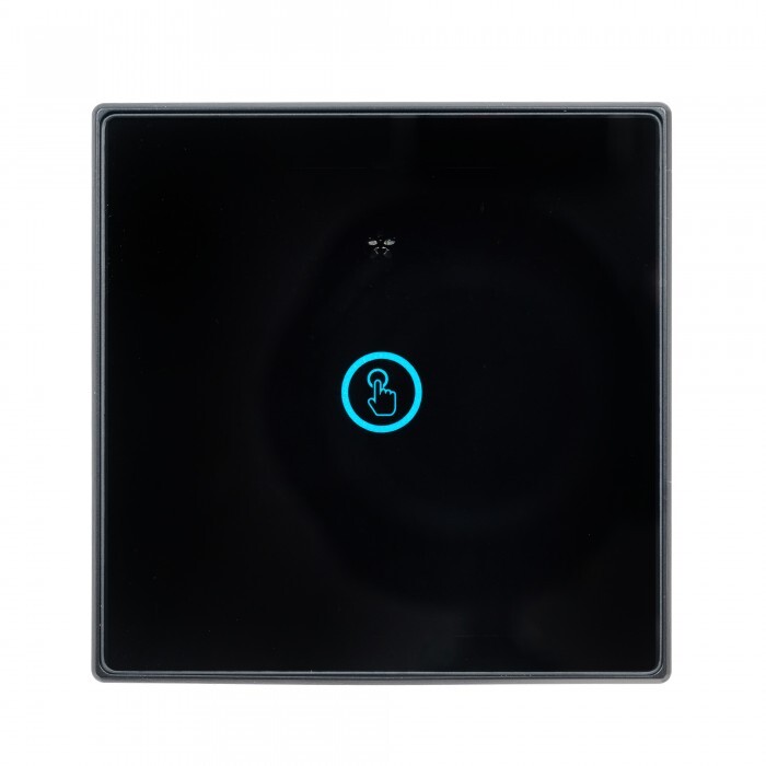 Умный выключатель одноклавишный Sibling Powerlite-WS1B0 скрытая установка черный