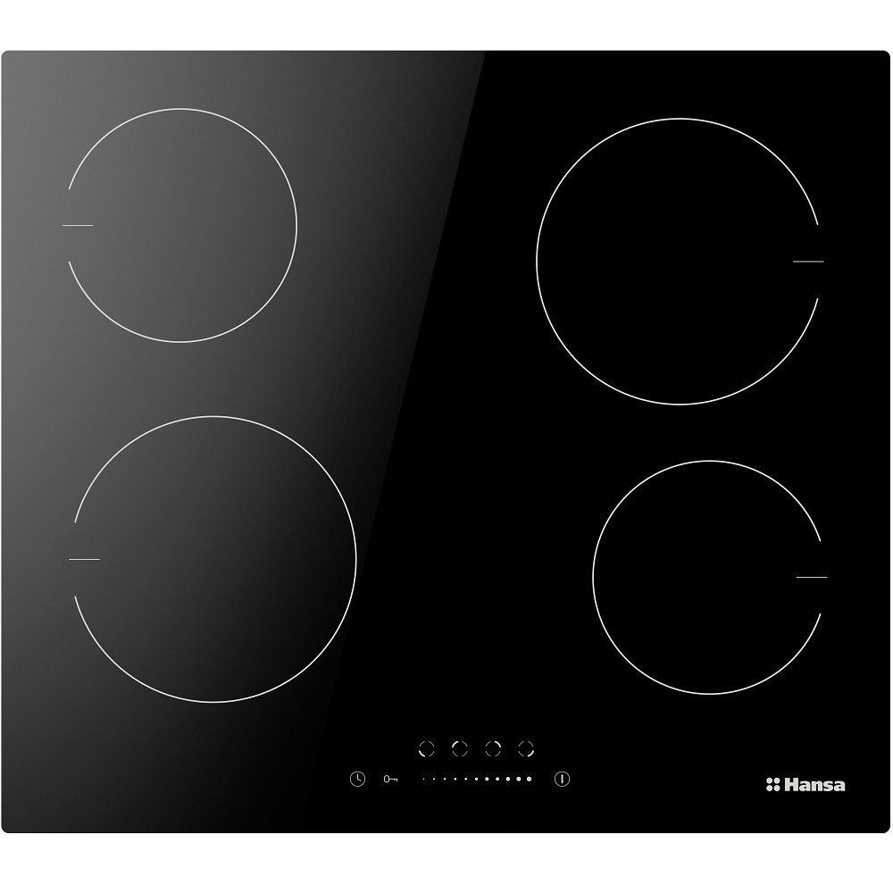 Варочная панель электрическая Hansa BHC633008 4 конфорки черная