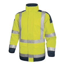 Куртка сигнальная мужская утепленная Delta Plus Easyview 50-52 рост 172-180 см флуоресцентно-лимонная