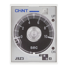 Реле времени модульное Chint JSZ3A-B (294321) T1-T2 220 В 5 А тип AC 1P