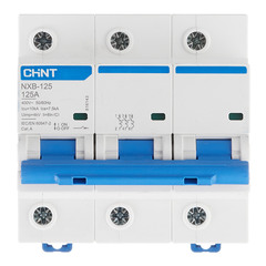Автоматический выключатель Chint NXB-125 (816143) 3P 125А тип С 10 кА 400 В на DIN-рейку