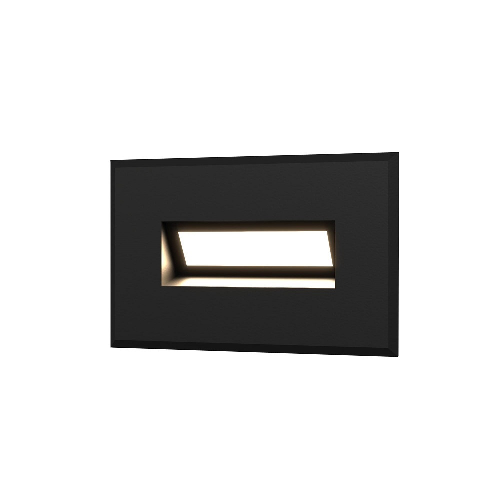 Подсветка для лестниц встраиваемая светодиодная черная 3 Вт 4000 К IP65 Elektrostandard Step 7 (a049756)