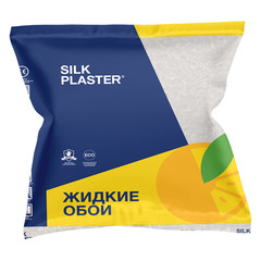 Штукатурка Silk Plaster Арт Дизайн 253 белая блестящая 0,96 кг