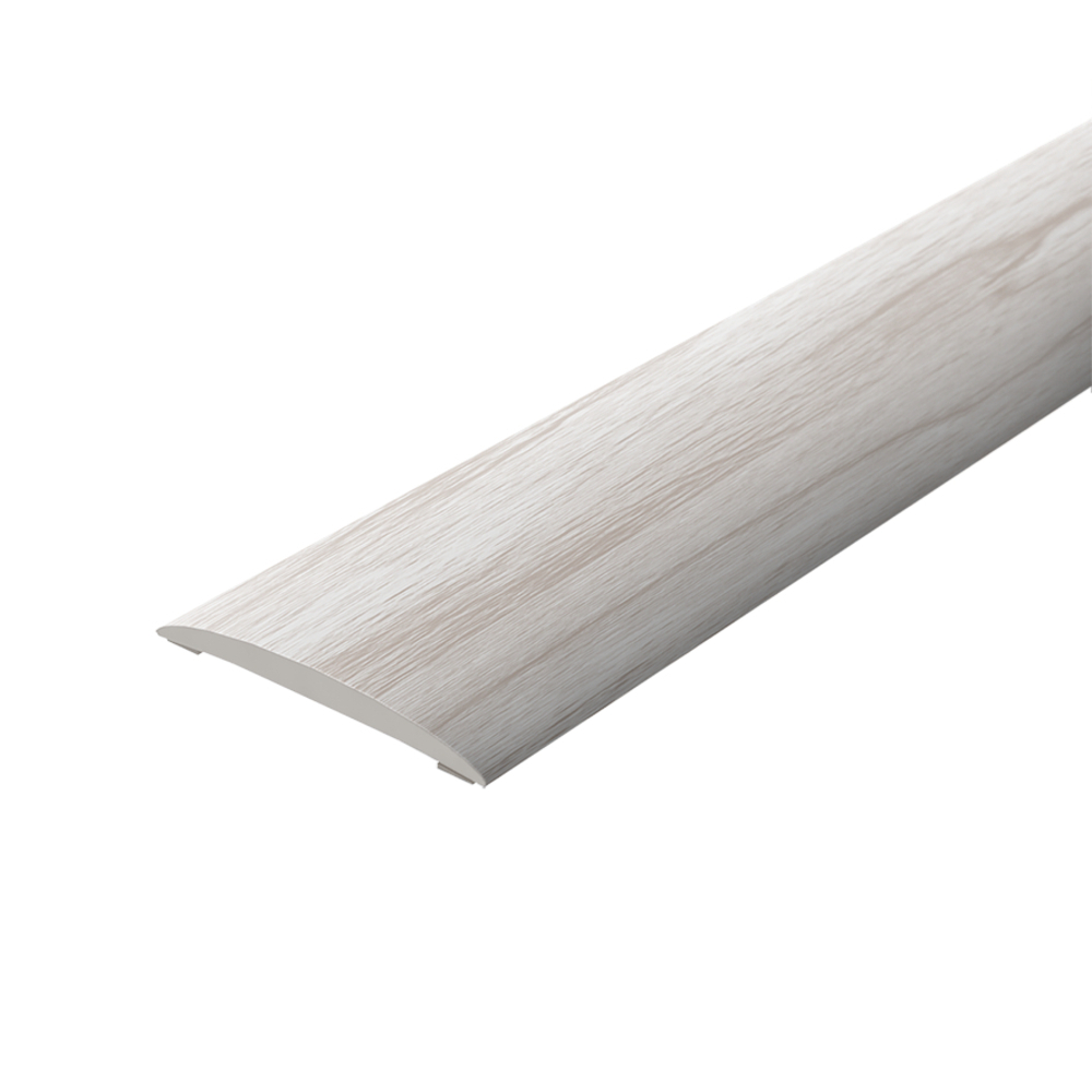 фото Порог пластиковый одноуровневый стык 36х900 мм клен белый самоклеящийся ideal