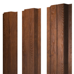 Евроштакетник односторонний П-образный 0,45 мм 100х2000 мм golden wood fresh прямой срез
