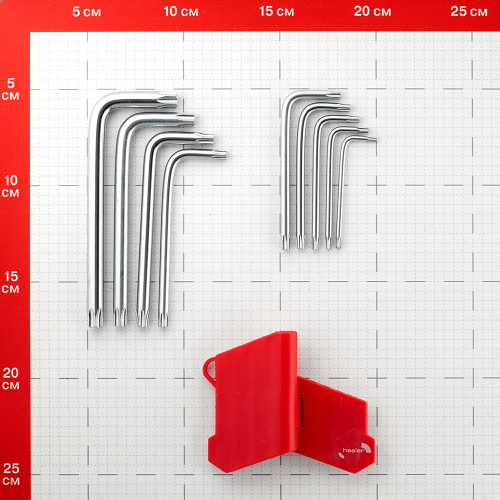 Набор шестигранных ключей TORX Hesler Т10-50 (683886) (9 шт.) Вид№5