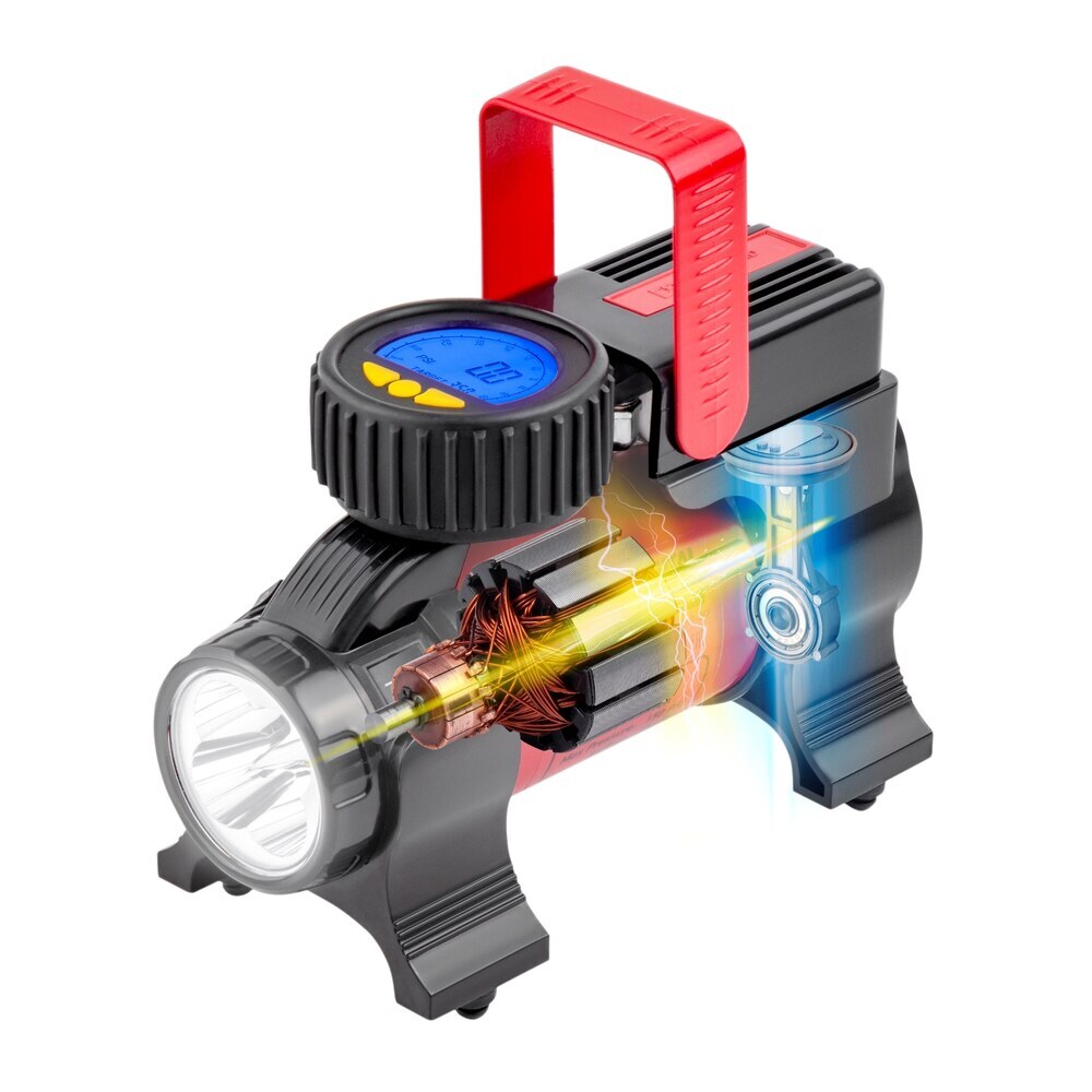 Автомобильный компрессор DSV Smart 12 В 35 л/мин (223000) пылесос компрессор с фонарем и монометром fenox арт fae2016