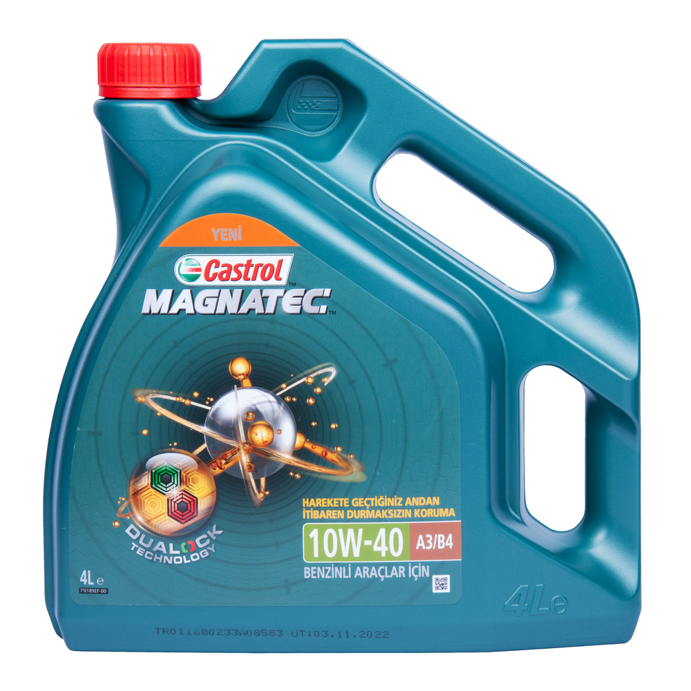 фото Моторное масло castrol magnatec полусинтетическое 10w-40 4 л (15c97a)