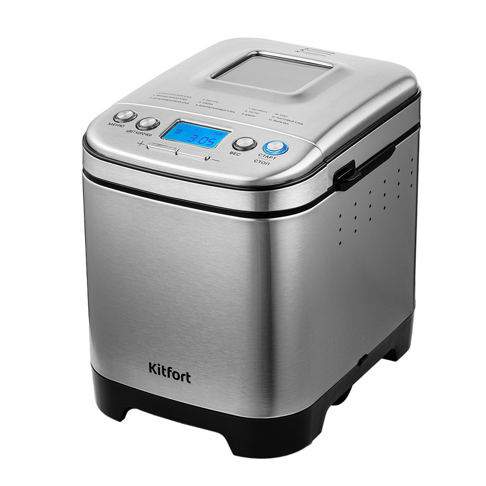 Хлебопечка Kitfort КТ-306 серебро