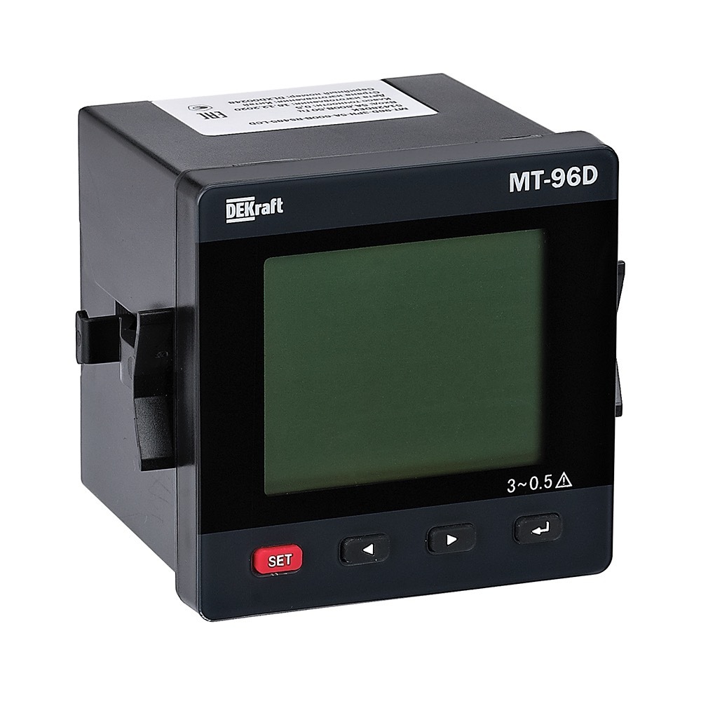 Мультиметр цифровой Dekraft ЩЭ МТ-96D 600 В IP51 LCD-дисплей модульный (51428DEK) 31440