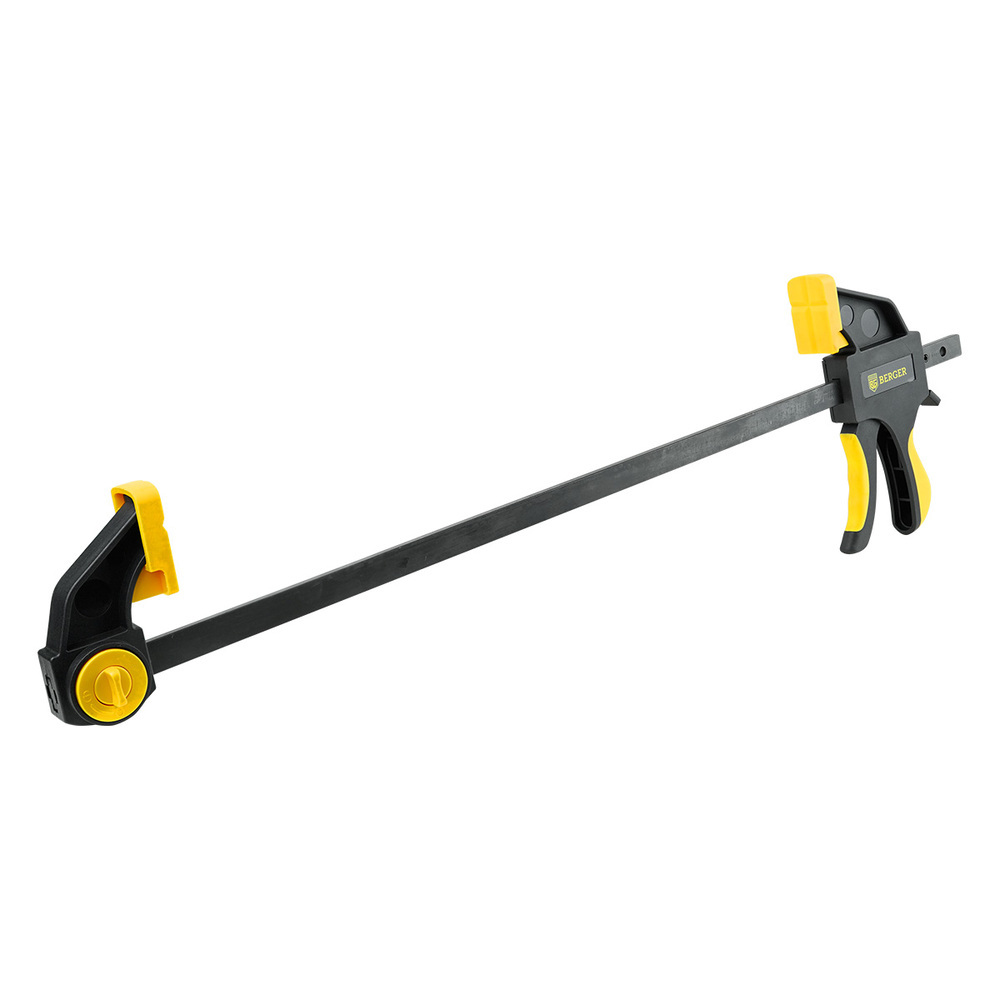 

Струбцина ручная Berger пистолетная быстрозажимная 70х300 мм (BG1930), Черный