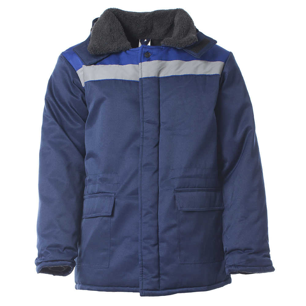 Куртка рабочая утепленная Спрут Бригадир 56-58 рост 170-176 см темно-синяя