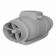 Вентилятор канальный осевой Era Pro Typhoon d125 мм белый