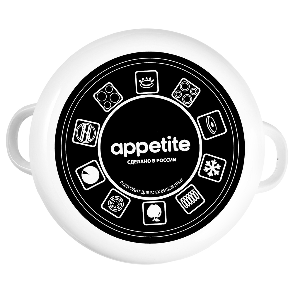 

Кастрюля Appetite Bird 2 л эмалированная сталь (60070360)