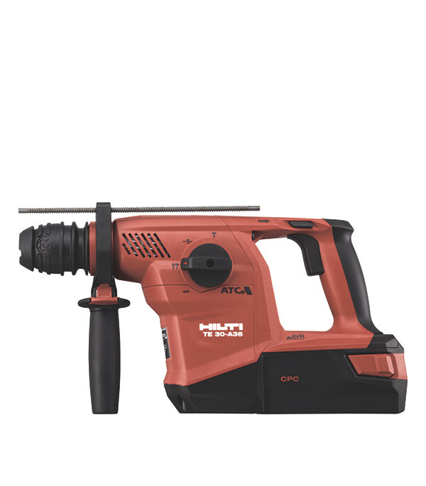 

Перфоратор 3,6 Дж, аккумуляторный, 36 В, SDS-plus, TE 30-A36 HILTI