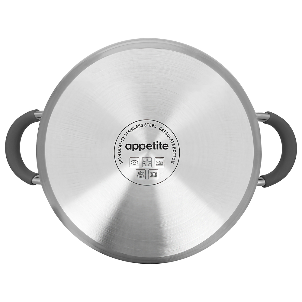 

Кастрюля Appetite Sofia 3,3 л нержавеющая сталь (CW01333)