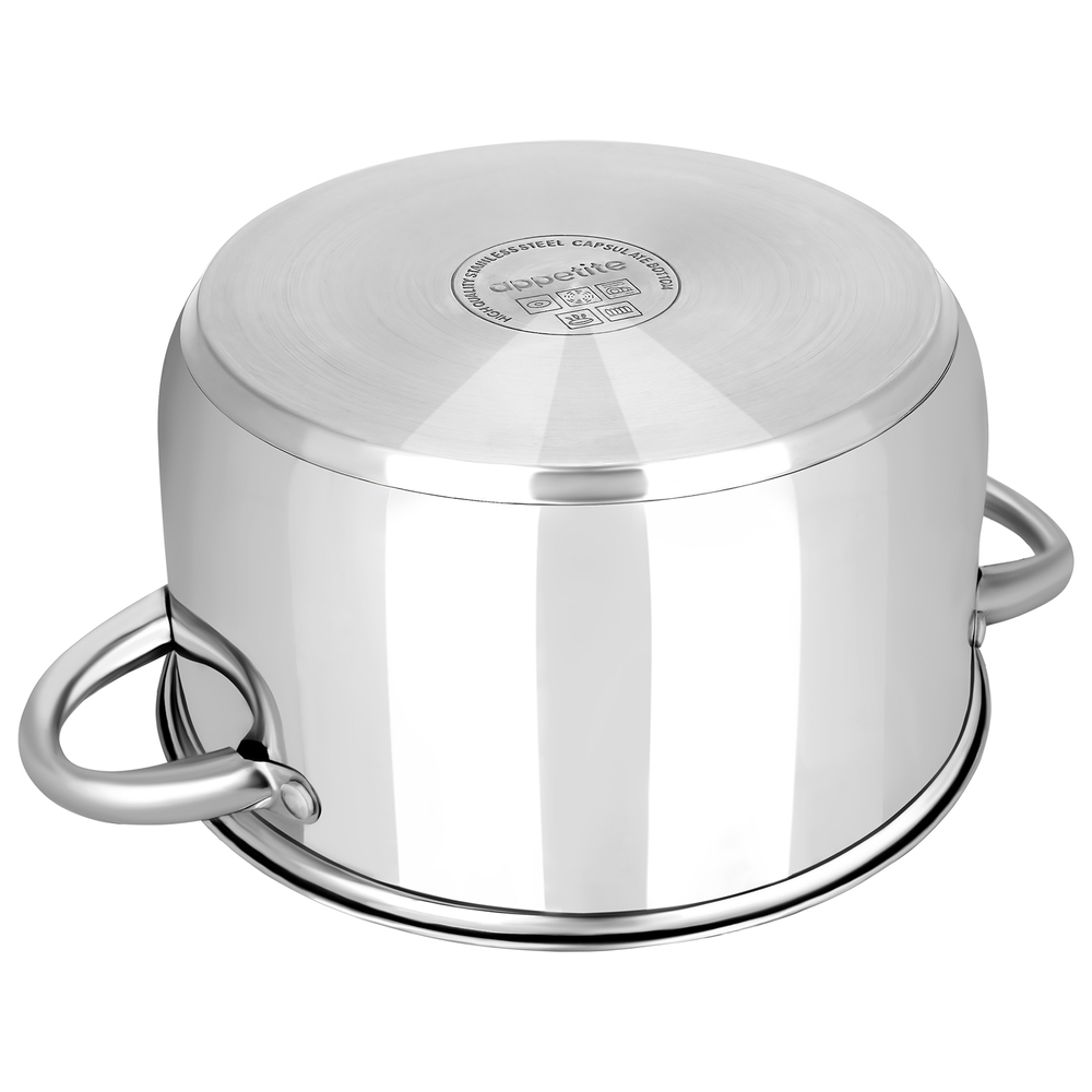 

Кастрюля Appetite Greta 4,3 л нержавеющая сталь (GS02433)