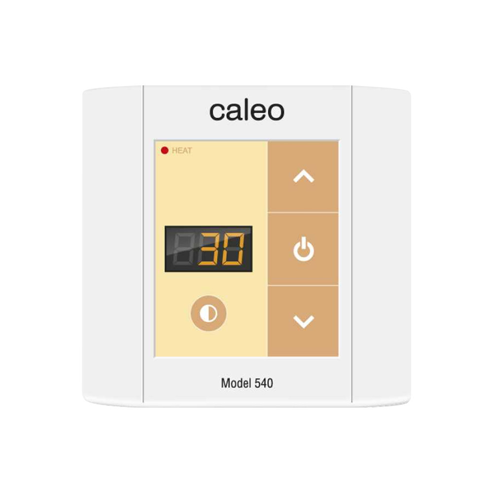 Терморегулятор электронный для теплого пола Caleo 540 белый с таймером