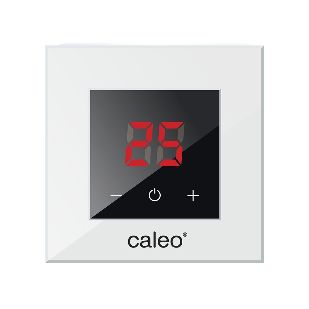 Терморегулятор цифровой для теплого пола Caleo Nova белый терморегулятор для теплого пола caleo c732 цифровой цвет серебристый