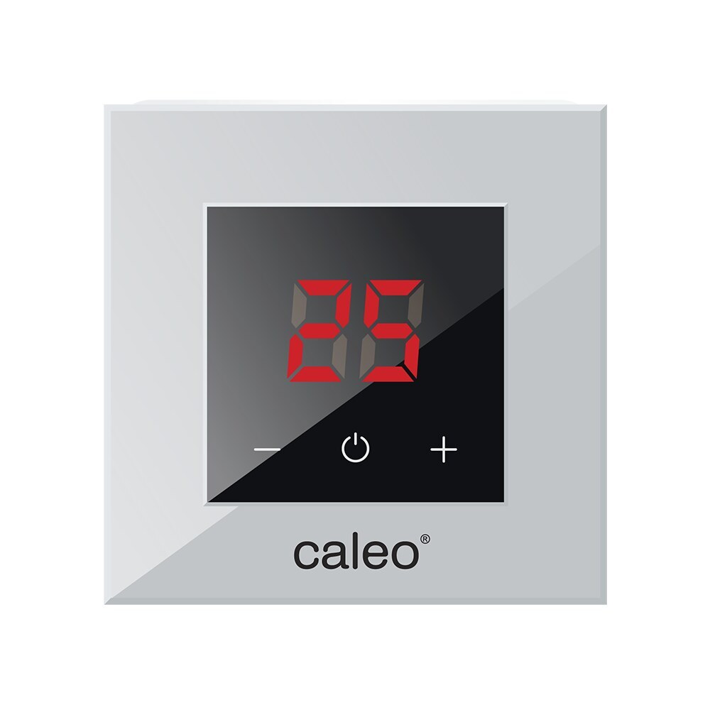 Терморегулятор цифровой для теплого пола Caleo Nova серебро терморегулятор для теплого пола caleo c732 цифровой цвет серебристый