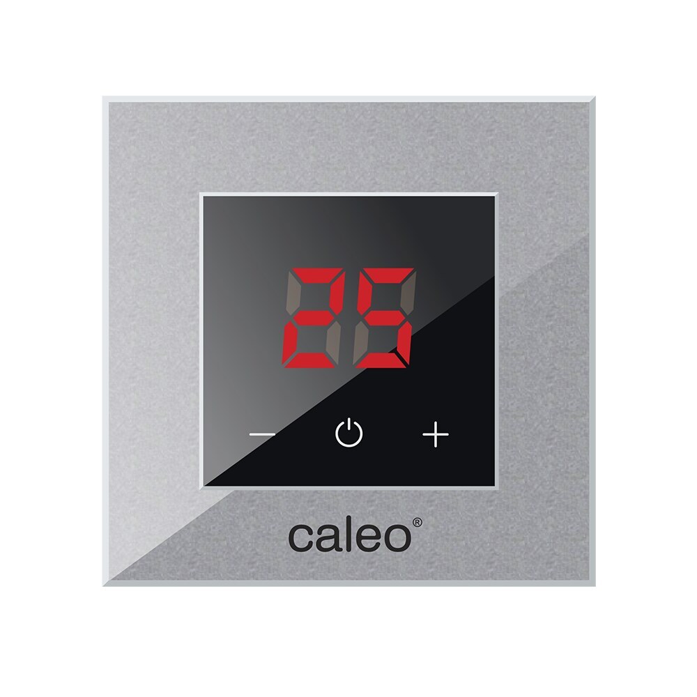 Терморегулятор цифровой для теплого пола Caleo Nova металлик